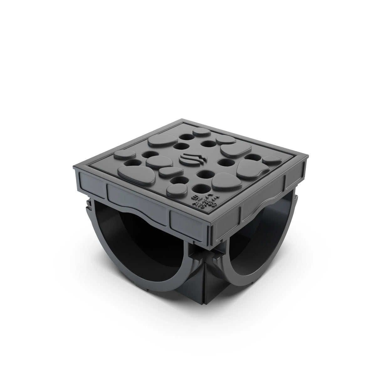 Conector MICRO DN50 H50 con Rejilla de Plástico Negro A15