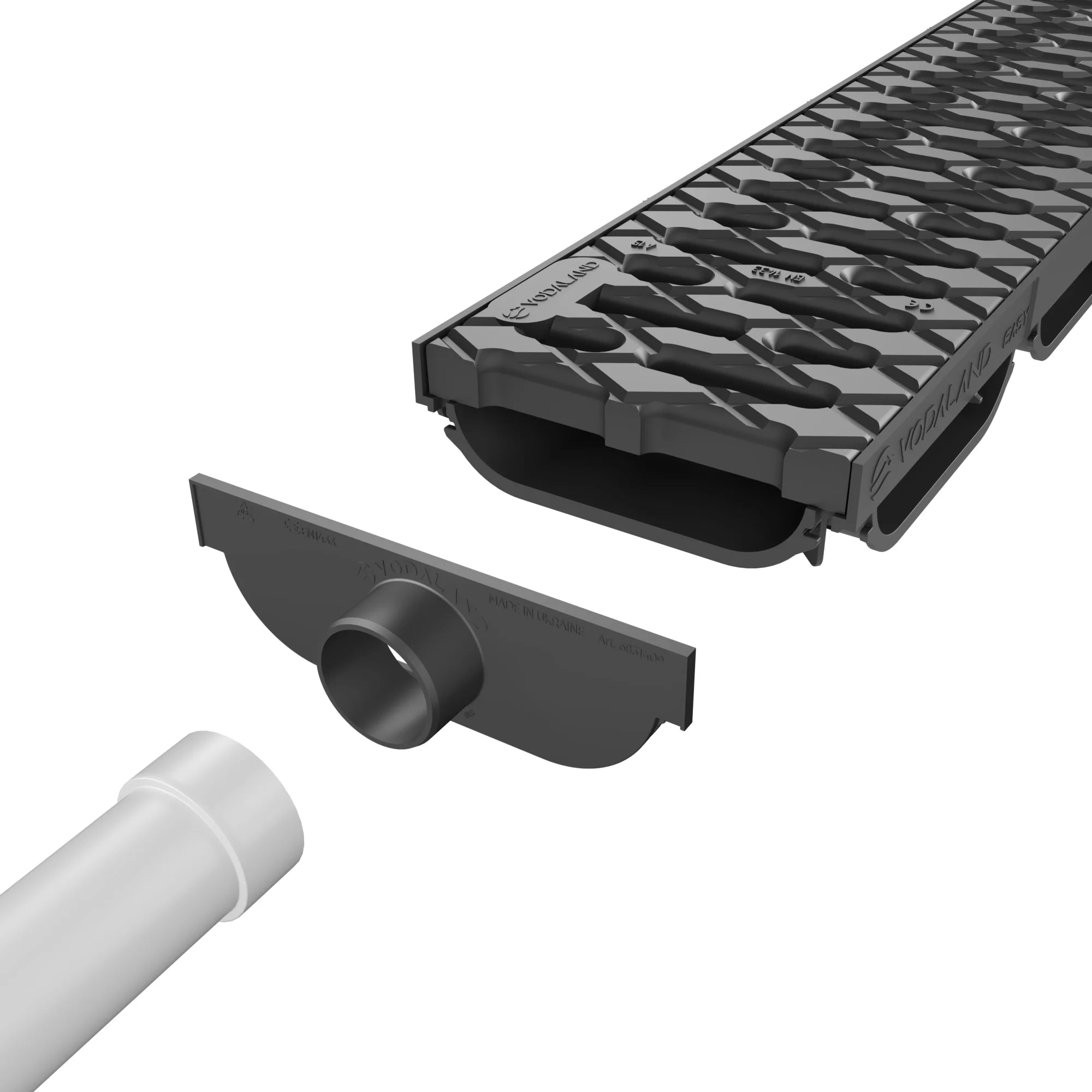 Tapa fin para canal Easy Low con salida