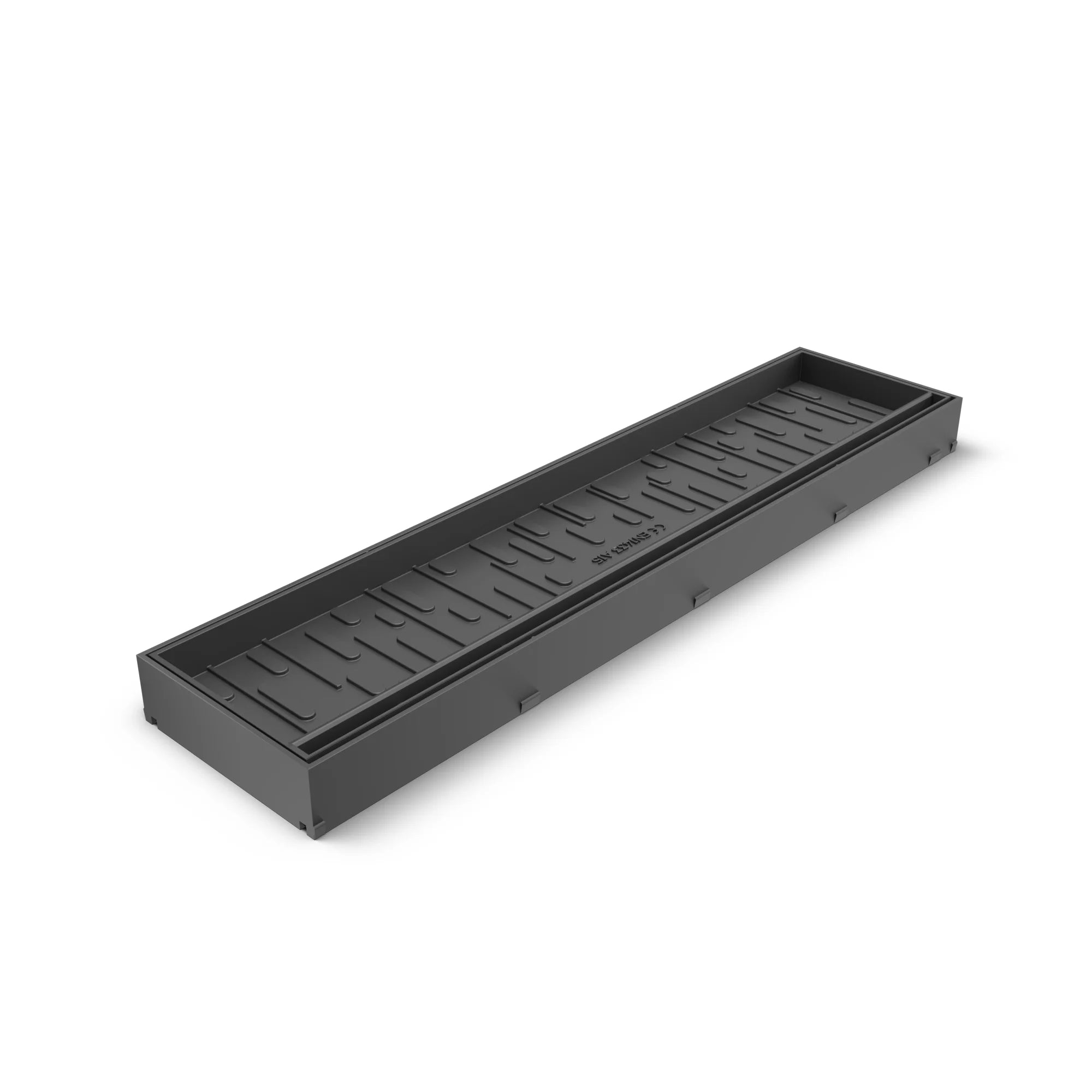 Registro SLOT de Plástico Color Negro para Canales Easy Low