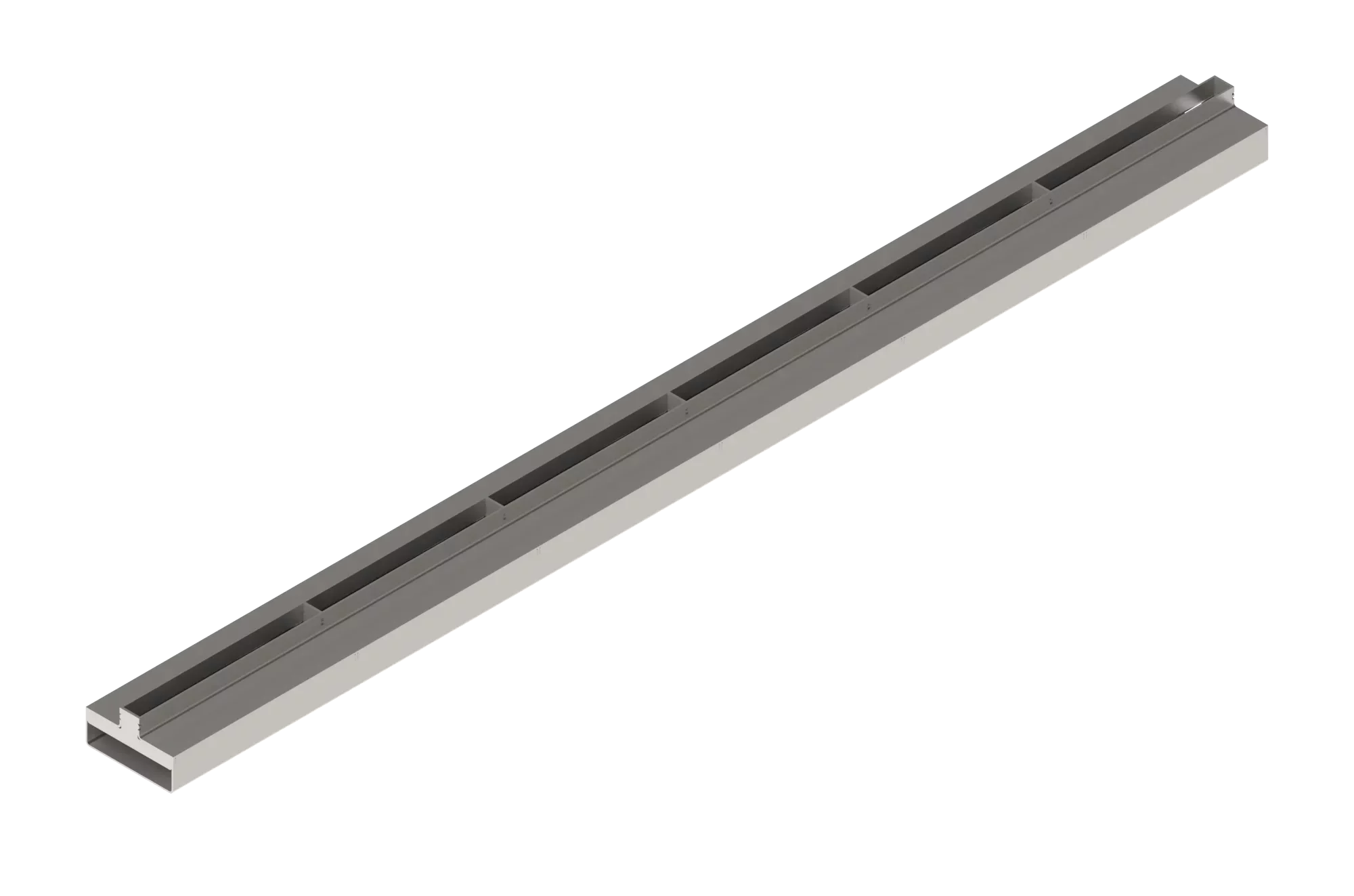 Canal MONO SLOT de acero inoxidable