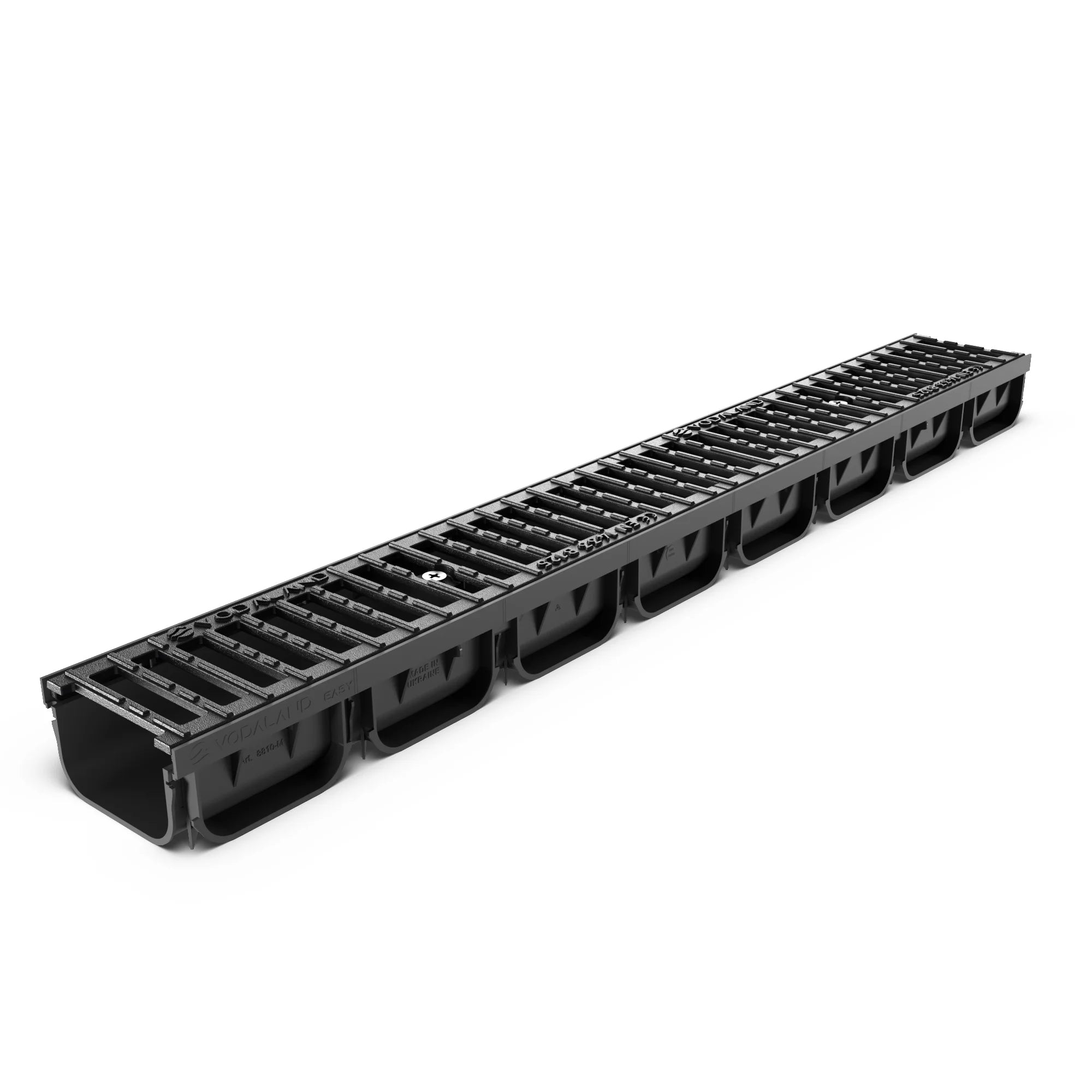 Canal de Plástico Easy 2 con Rejilla de Fundición Dúctil B125