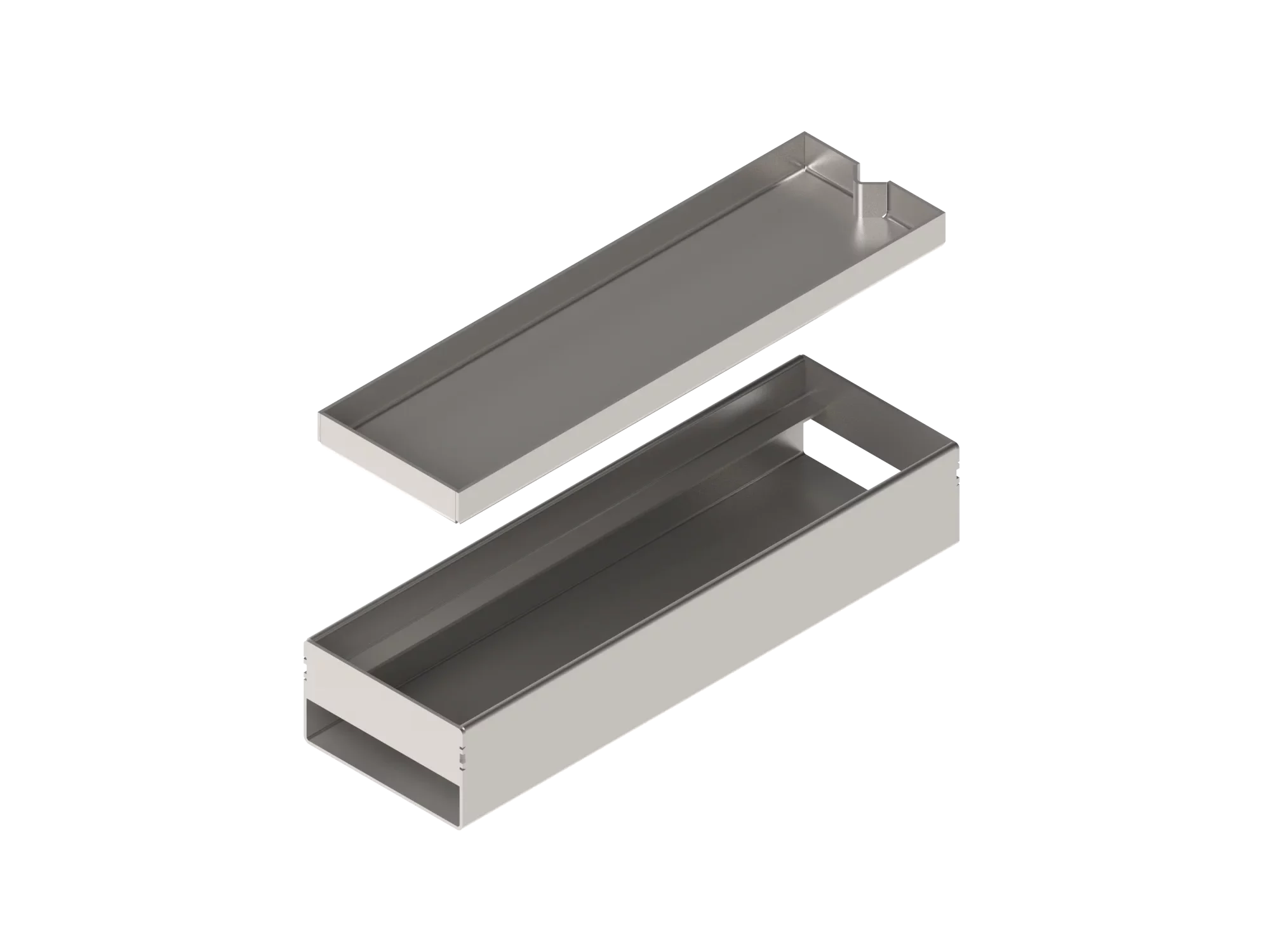 Registro MONO SLOT de acero inoxidable