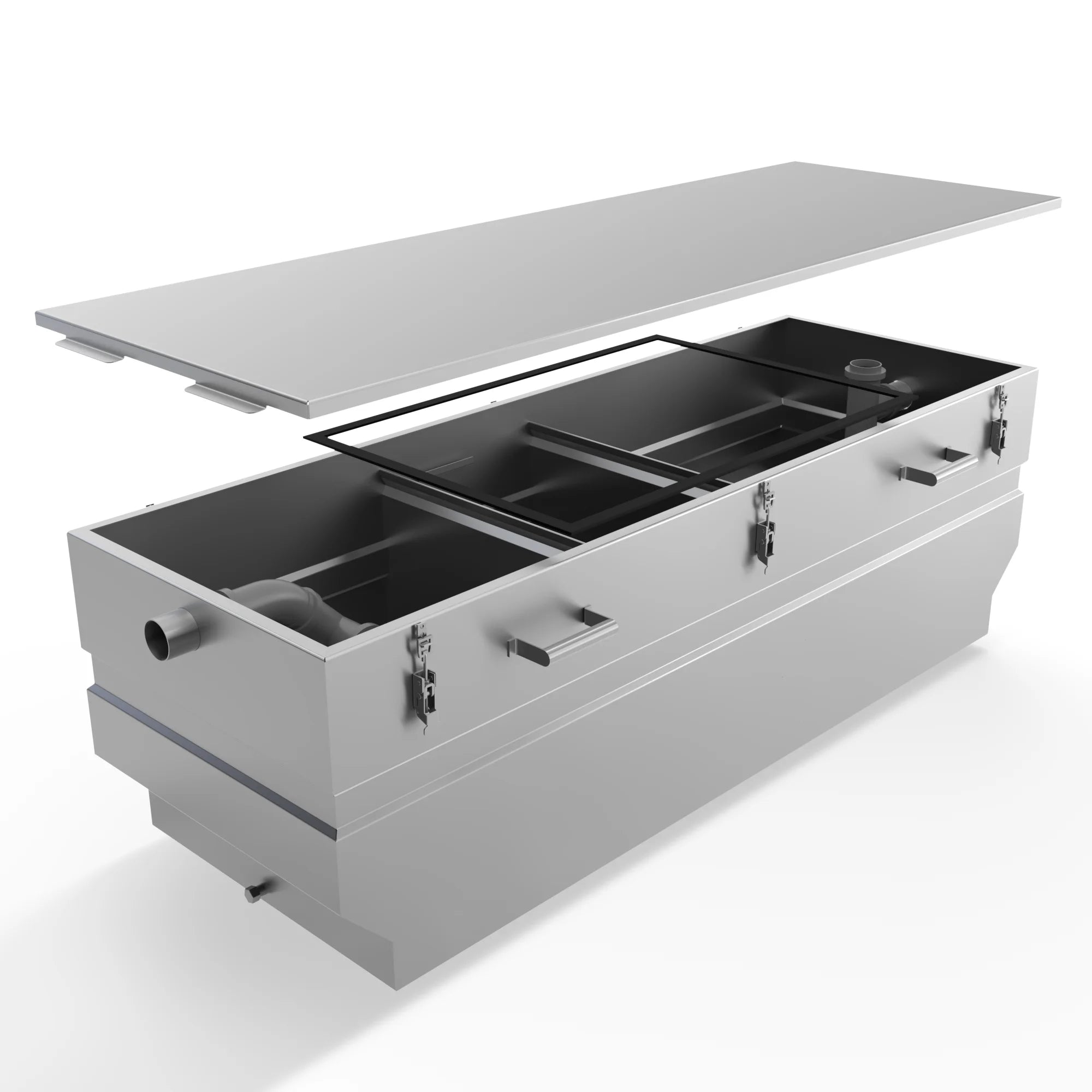Separador de grasas de acero inoxidable 200L