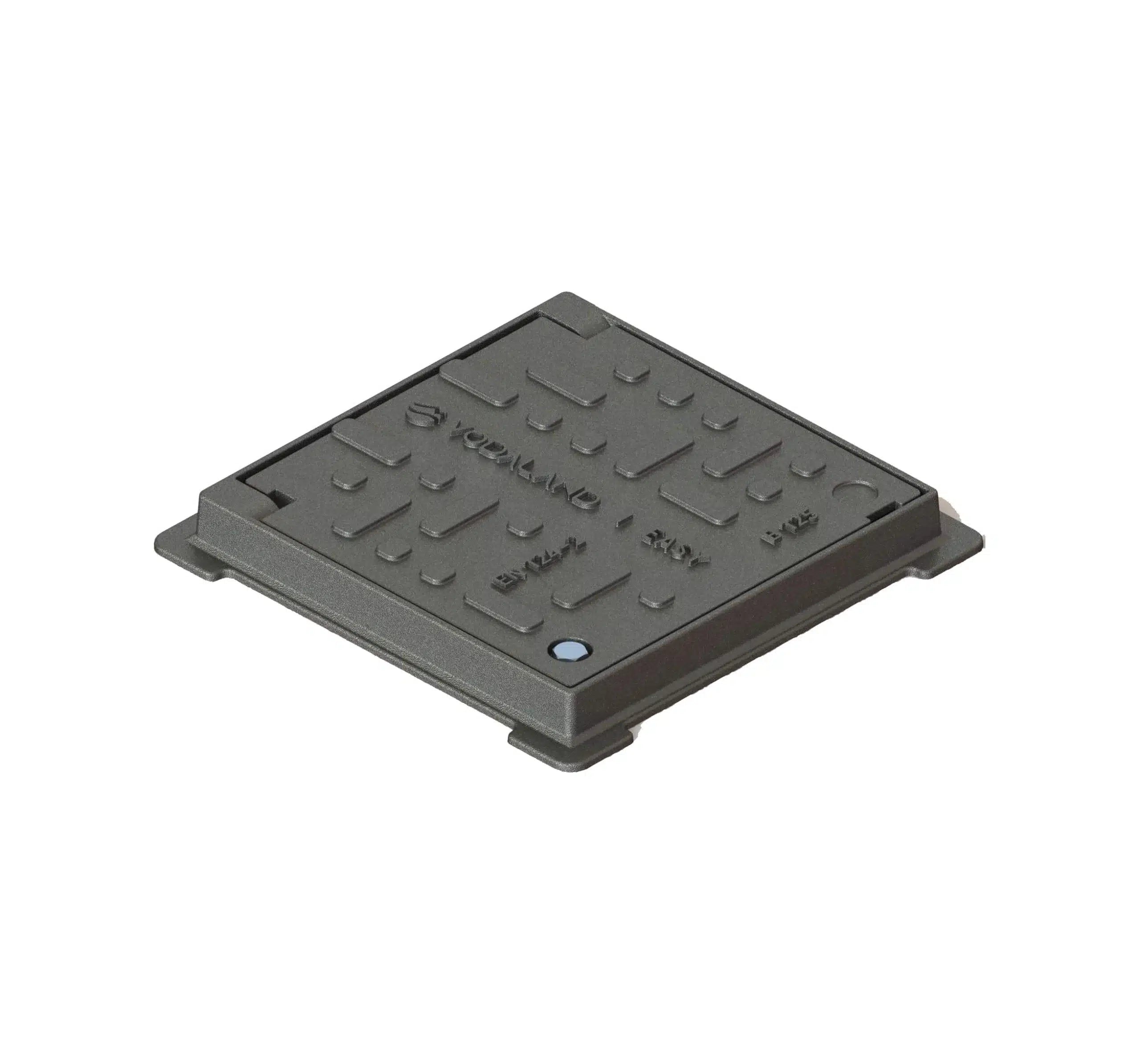 Tapa con marco de fundición dúctil 320x320 clase B125 - Producto defectuoso