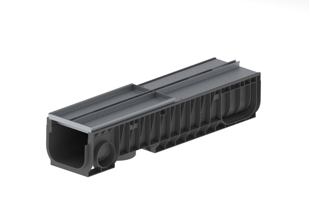 Registro SLOT BASE DN200 de acero galvanizado