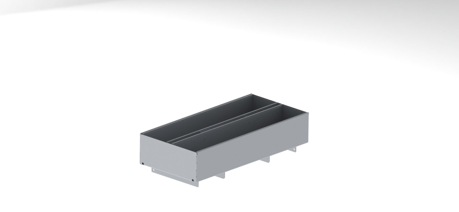 Registro SLOT BASE DN200 de acero galvanizado