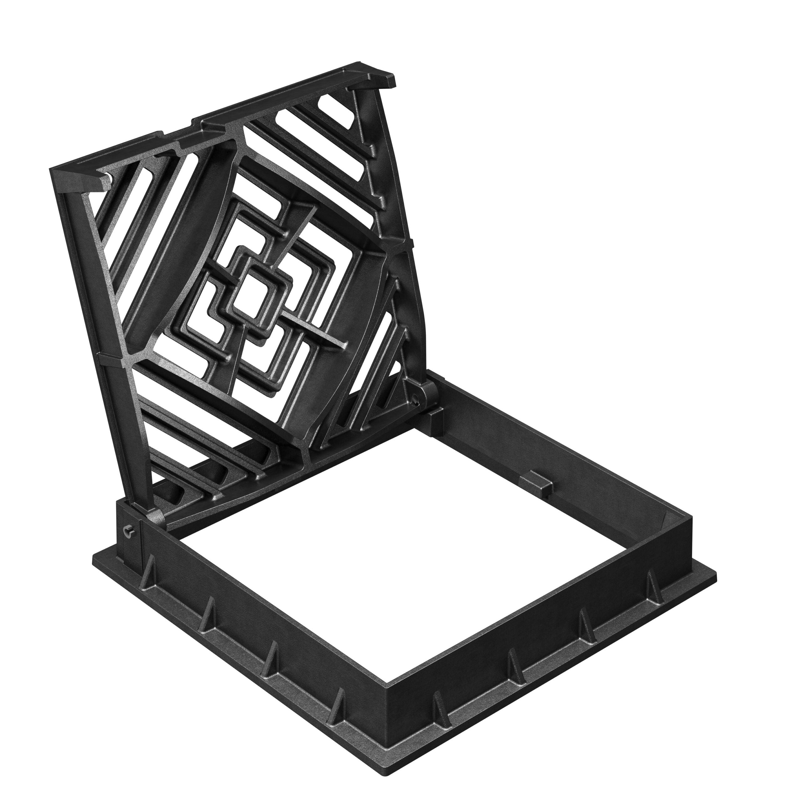 Reja imbornal en fundición dúctil D-400 ext.472x472mm, int.372x372mm H80 mm
