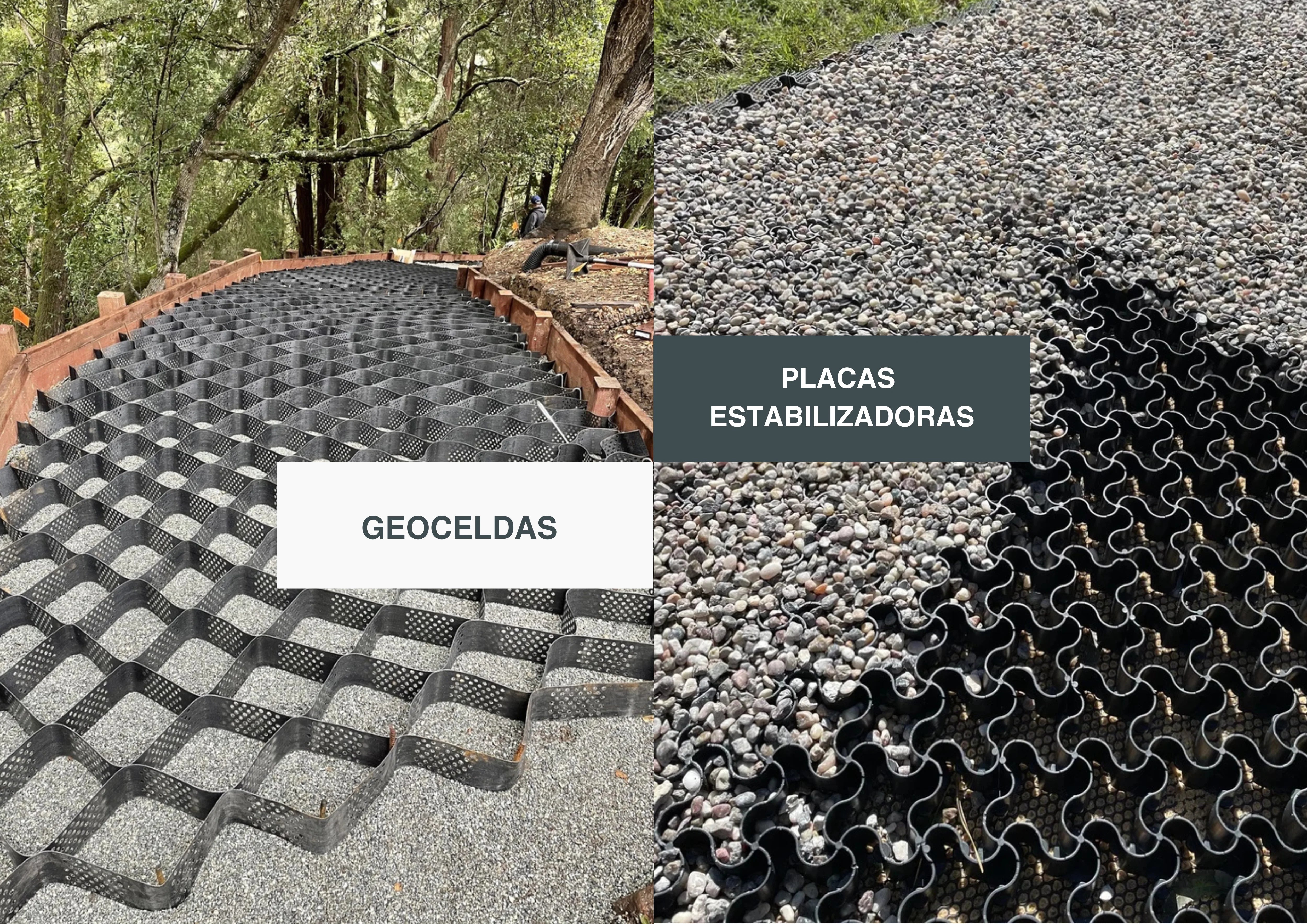 Geoceldas o placas estabilizadoras: qué sistema usar según tu terreno