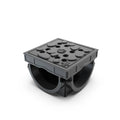 Conector MICRO DN50 H50 con Rejilla de Plástico Negro A15