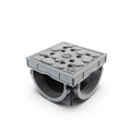 Conector MICRO DN50 H50 con Rejilla de Plástico Gris A15