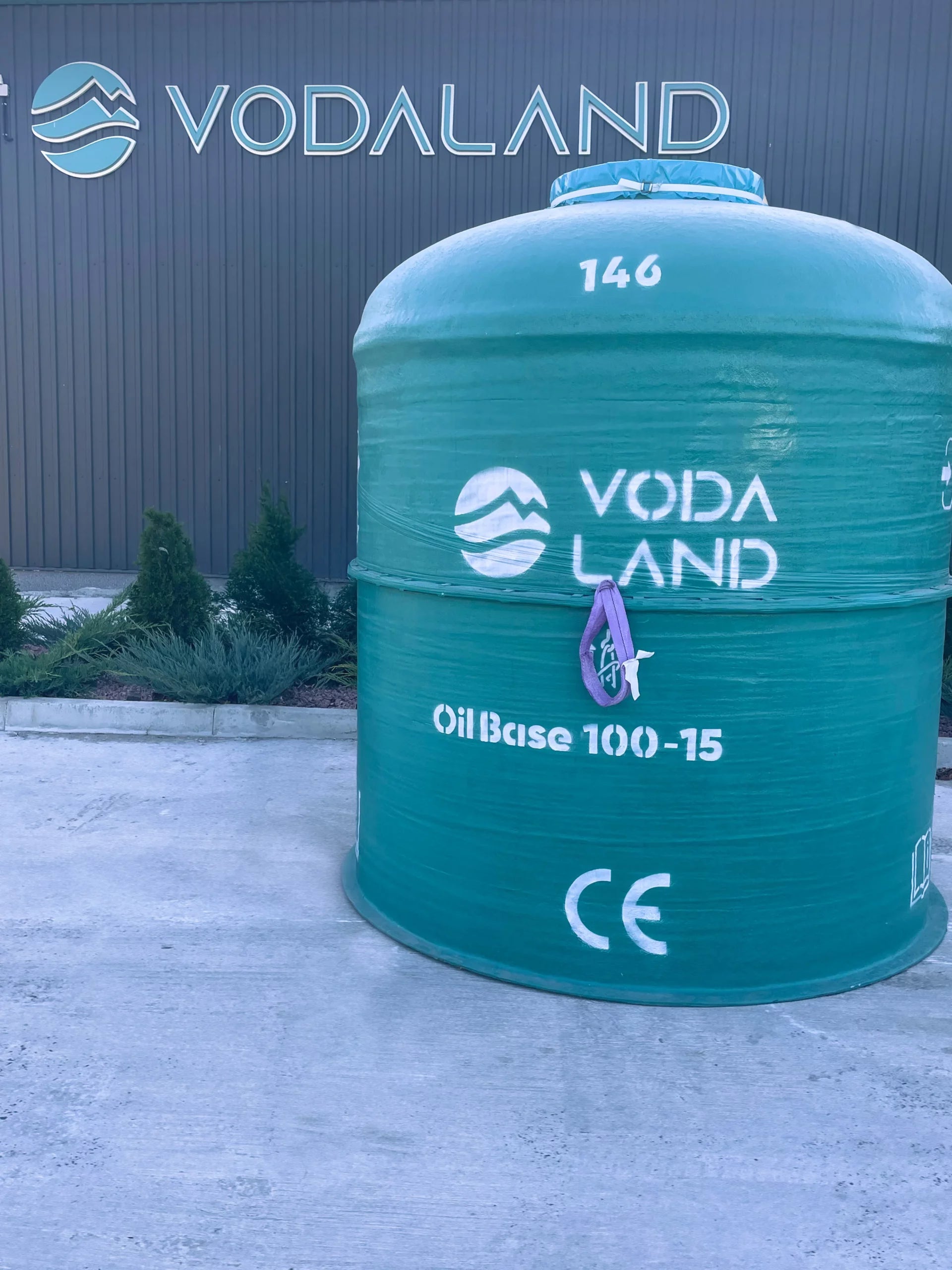 Separador de Hidrocarburos sin BYPASS OilBase100-15 l/s D1800 H2200 Ø200 con decantador 1500L