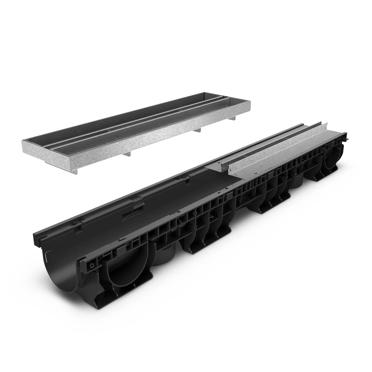 Registro SLOT BASE DN100 de acero galvanizado