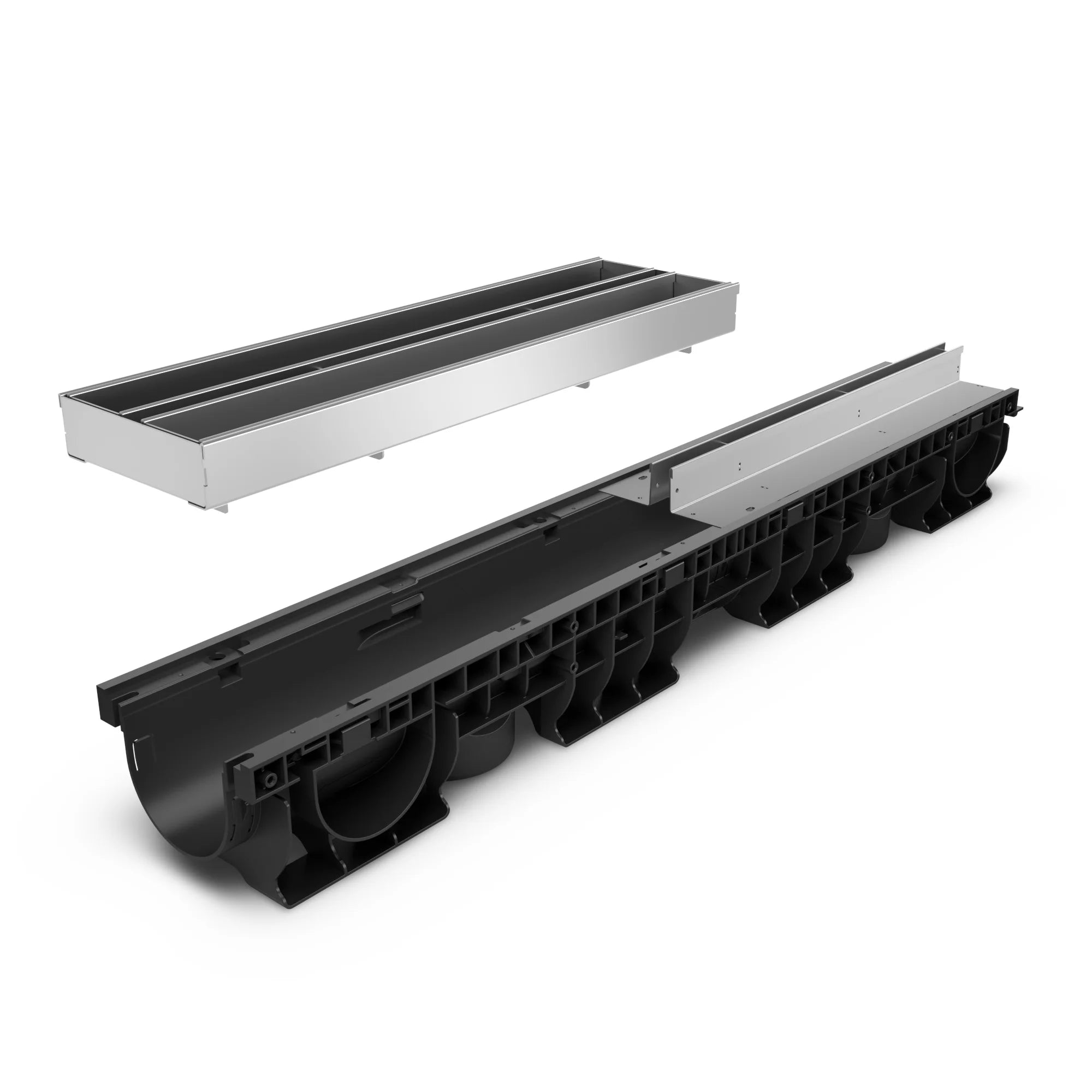 Registro SLOT BASE DN100 de acero inoxidable AISI 304