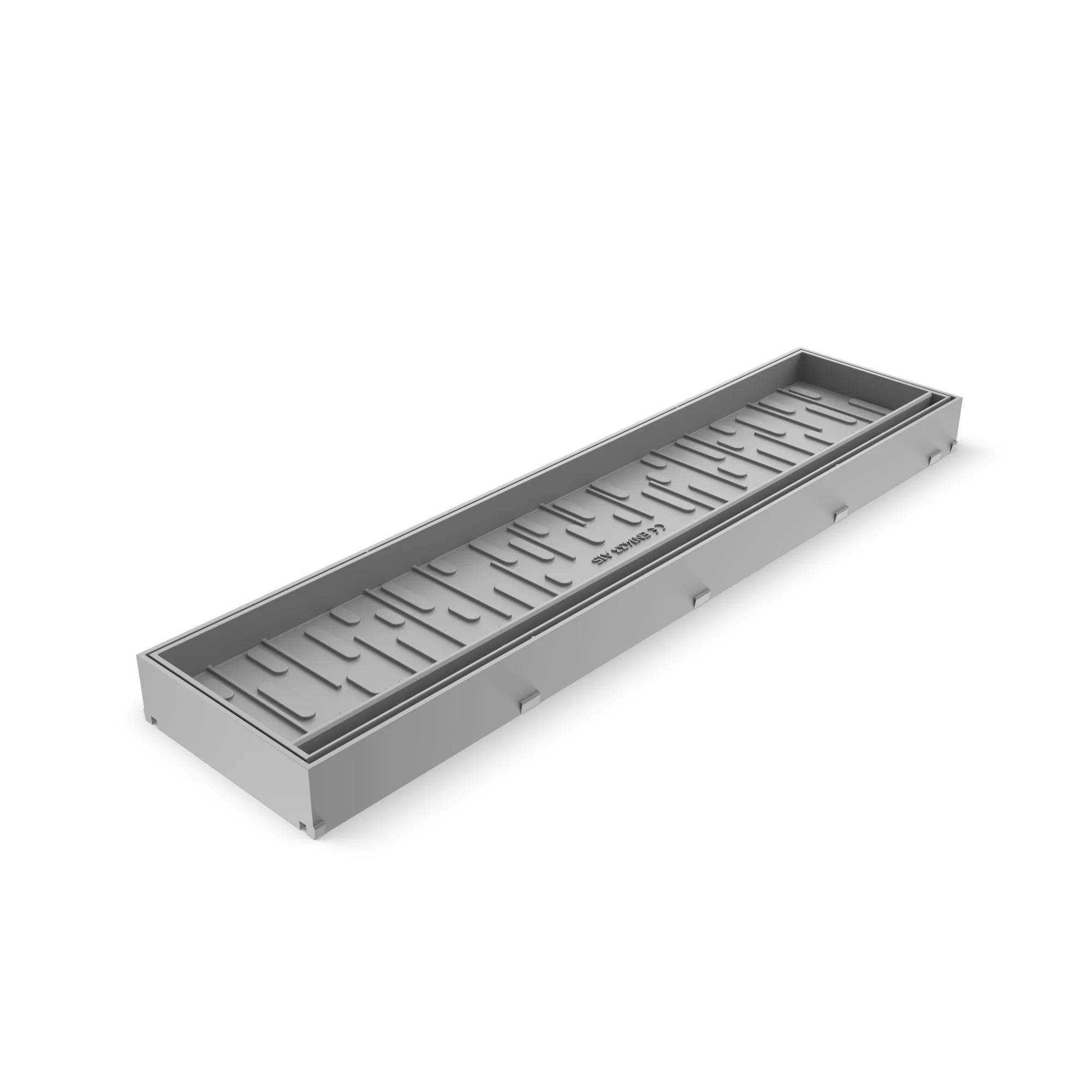 Registro SLOT de Plástico Color Gris para Canales Easy Low