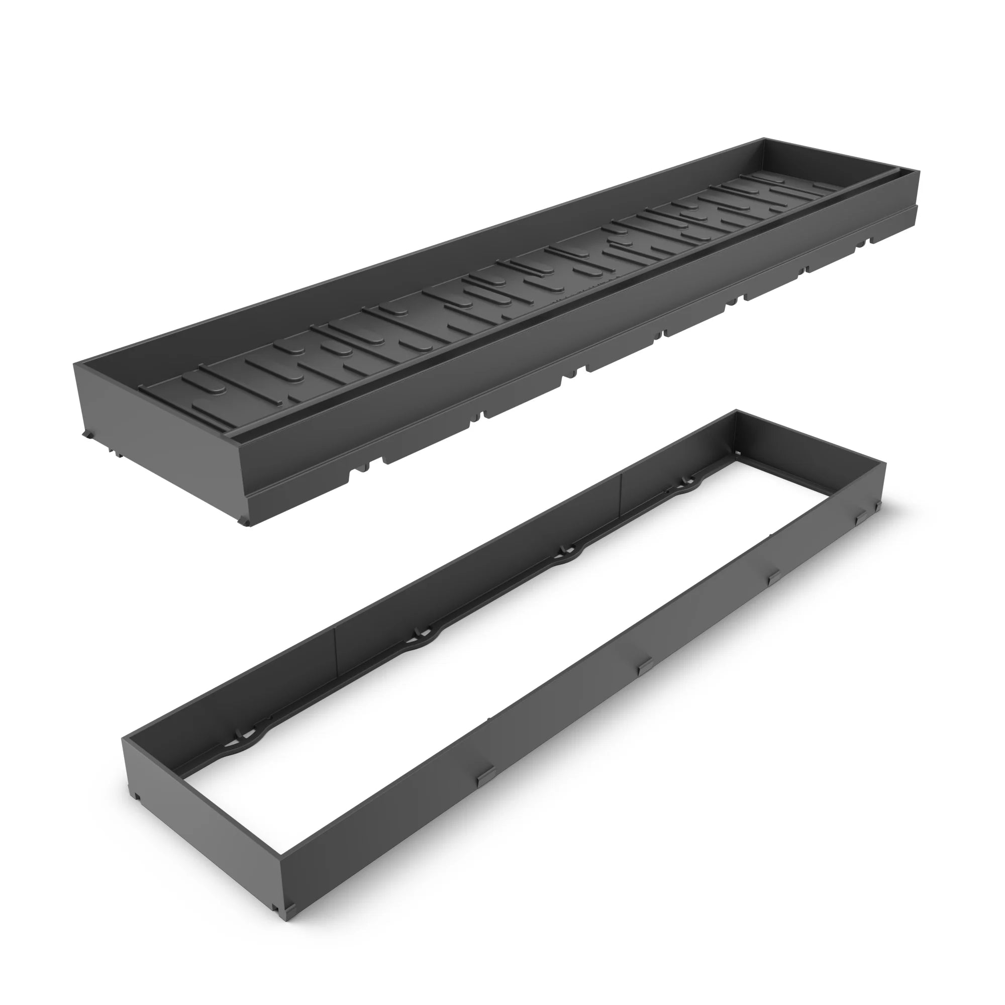 Registro SLOT de Plástico Color Negro para Canales Easy Low