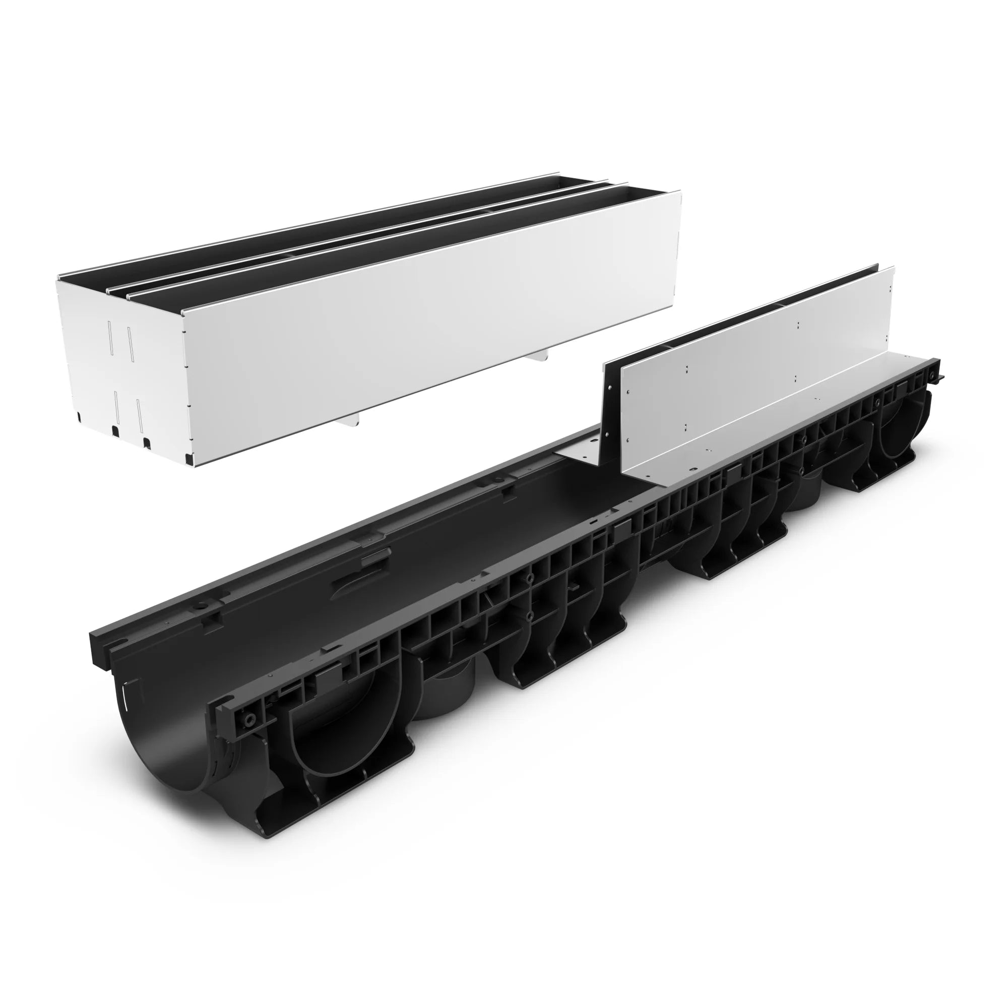 Registro SLOT BASE DN100 de acero inoxidable AISI 304