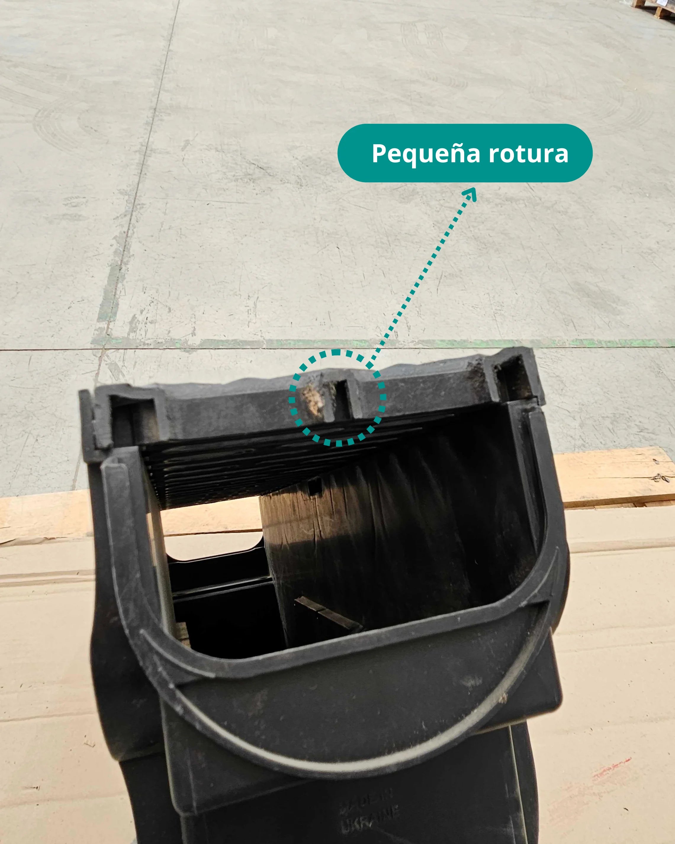 Sumidero Easy con Rejilla de Plástico - Producto defectuoso