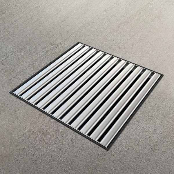 Arqueta 30x30 con rejilla de acero inoxidable