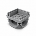 Conector MICRO DN50 H50 con SLOT H15 Gris A15