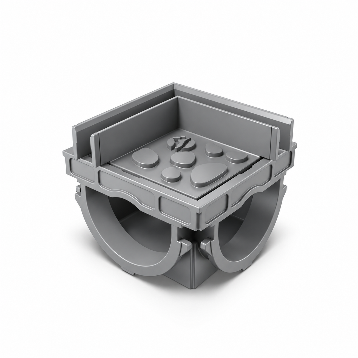 Conector MICRO DN50 H50 con SLOT H15 Gris A15