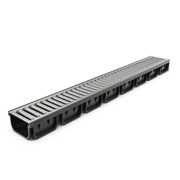 Canal de Plástico Easy 2 con Rejilla Inoxidable