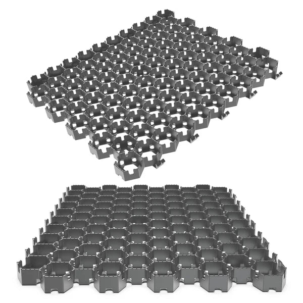 Placa estabilizadora HexPave carga hasta 12.000kg color gris
