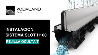 Instalación de Sistema SLOT H100 - Rejilla Oculta Tipo T