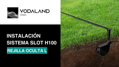 Instalación de Sistema SLOT H100 - Rejilla Oculta Tipo L de Plástico