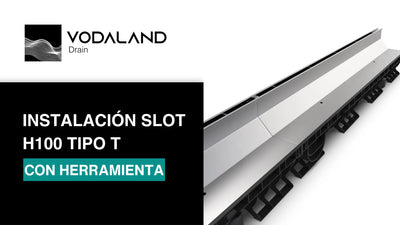 Instalación del Sistema SLOT con Rejilla Oculta Tipo L H100 con Herramienta de Montaje