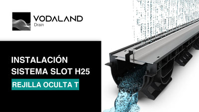 Instalación de Sistema SLOT H25 - Rejilla Oculta Tipo T