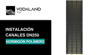 Instalacion Canales de Hormigón Polímero DN250