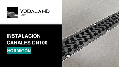 Instalacion Canales de Hormigón DN100