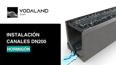 Instalacion Canales de Hormigón DN200