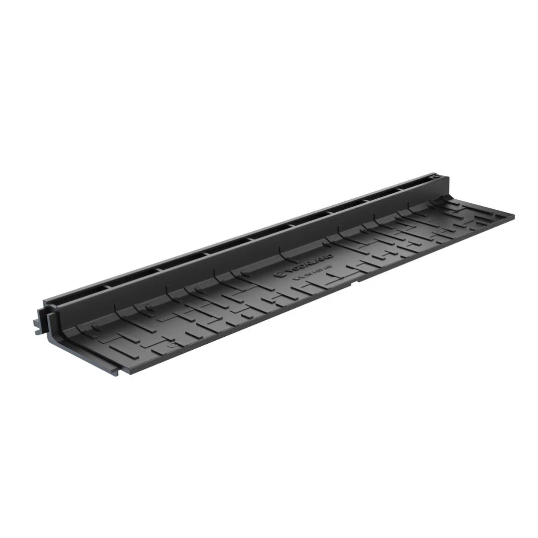 Rejilla oculta ranurada (SLOT) de plástico color negro H25 - Producto defectuoso