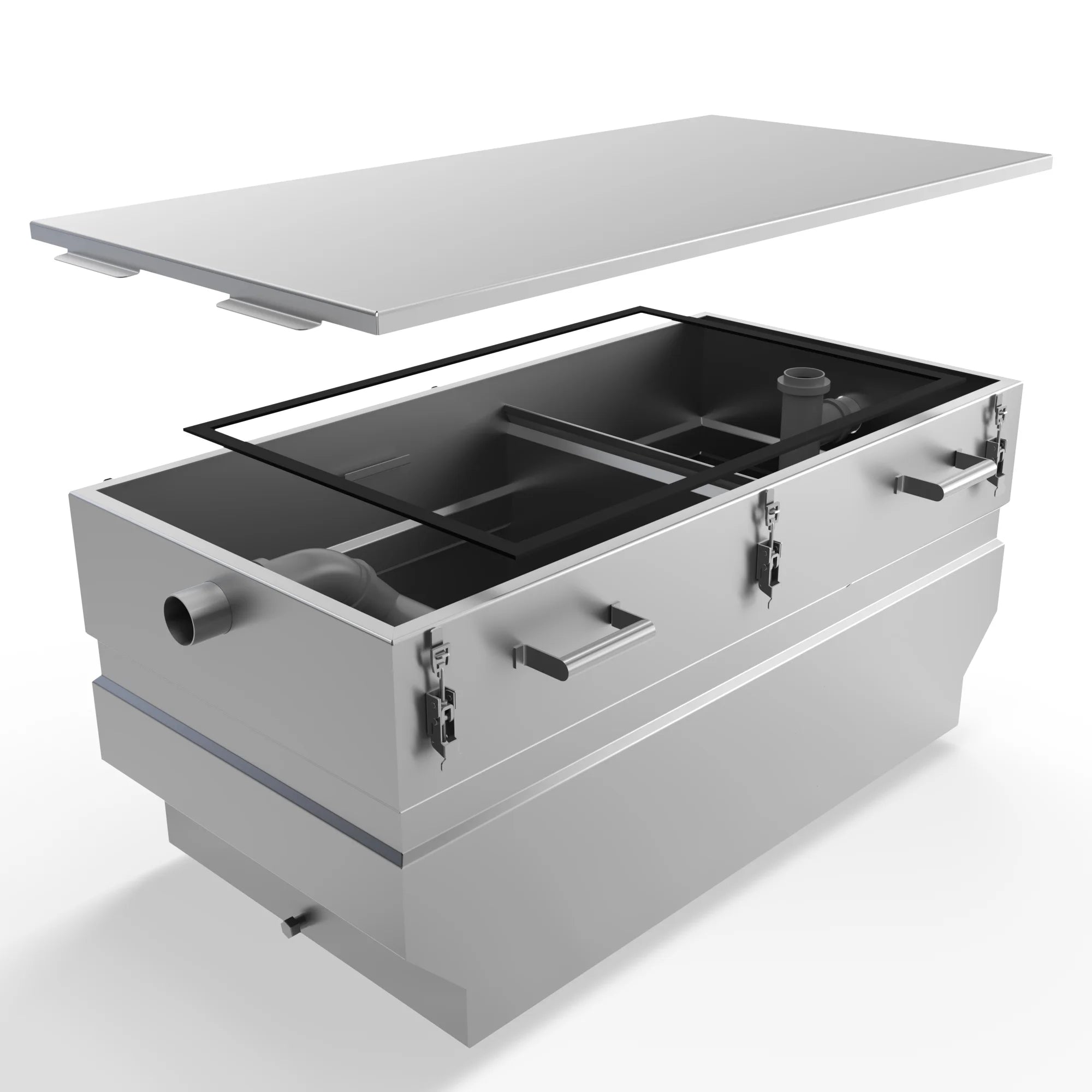 Separador de grasas de acero inoxidable 150L