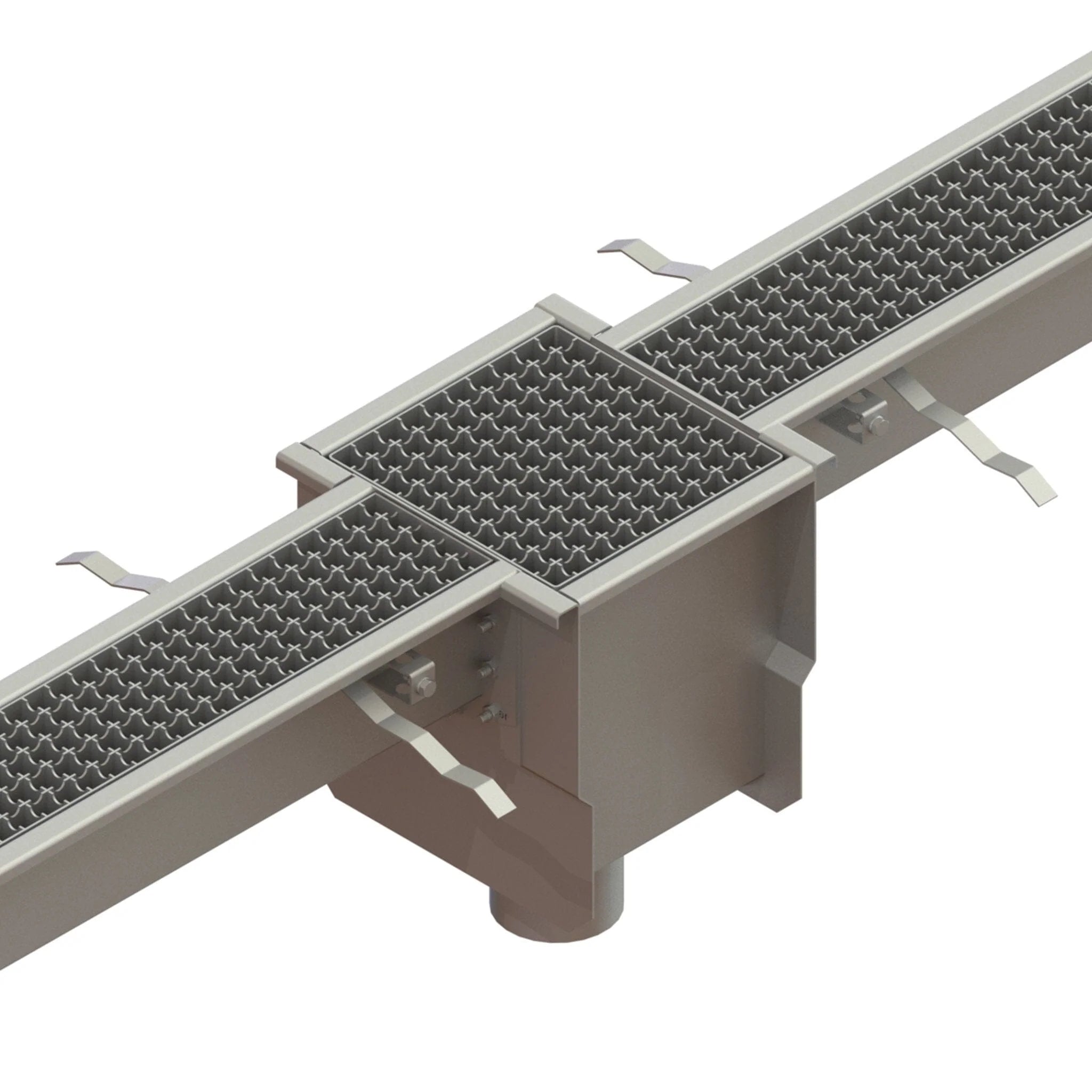 Sumidero para canales modulares DN100 con salida