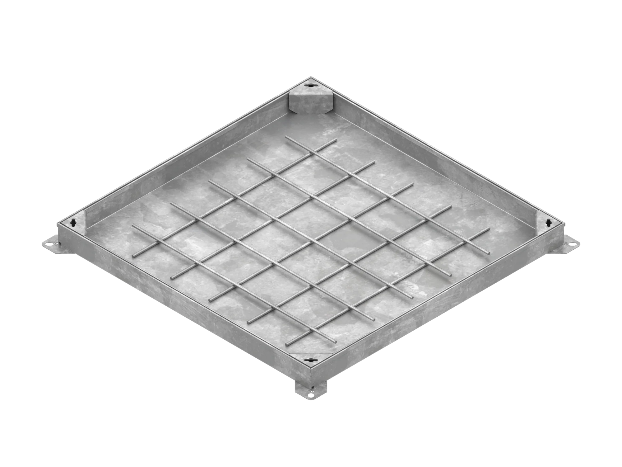 Tapa rellenable 60x60cm EASY de acero galvanizado clase de carga K3
