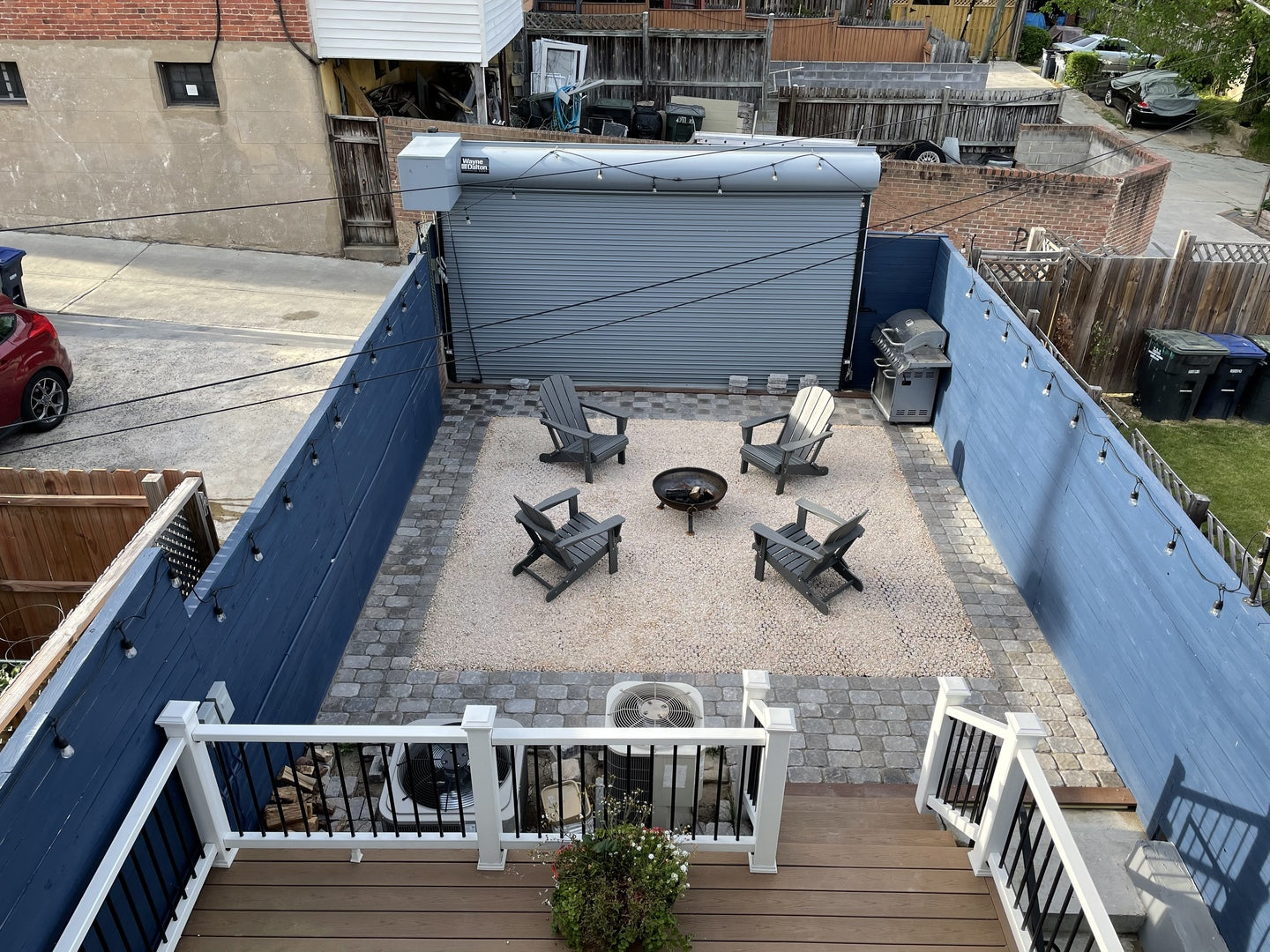 Patio decorativo con HexPave