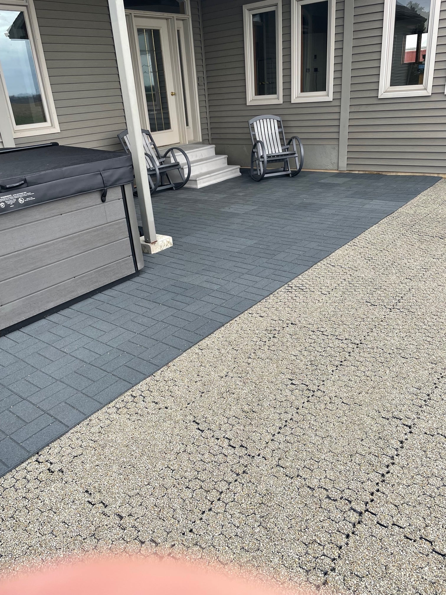 Terraza con Hexpave