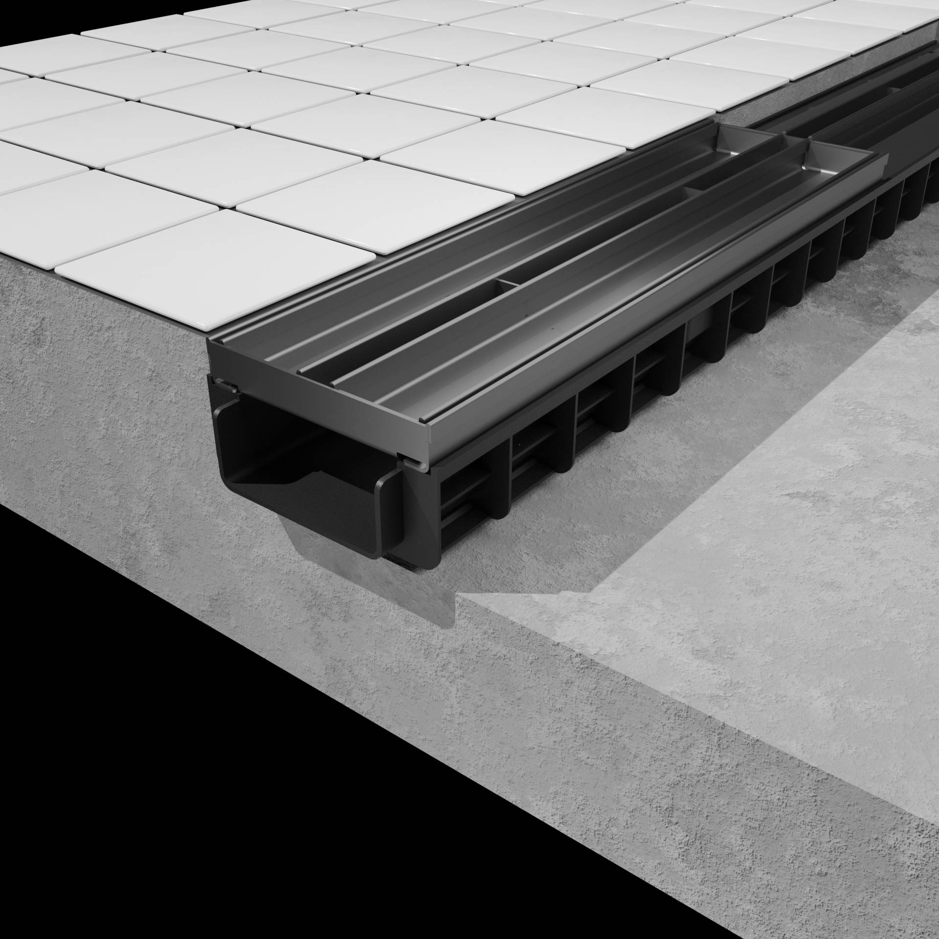 Registro SLOT BASE DN100 de acero inoxidable AISI 316