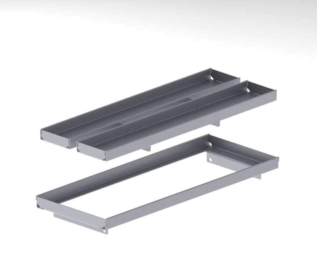 Registro SLOT BASE DN150 de acero galvanizado