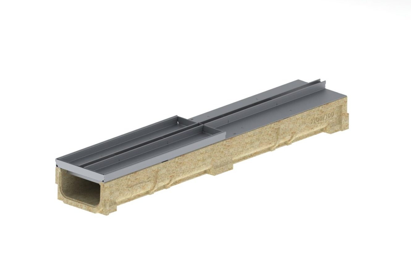 Registro SLOT BASE DN150 de acero galvanizado