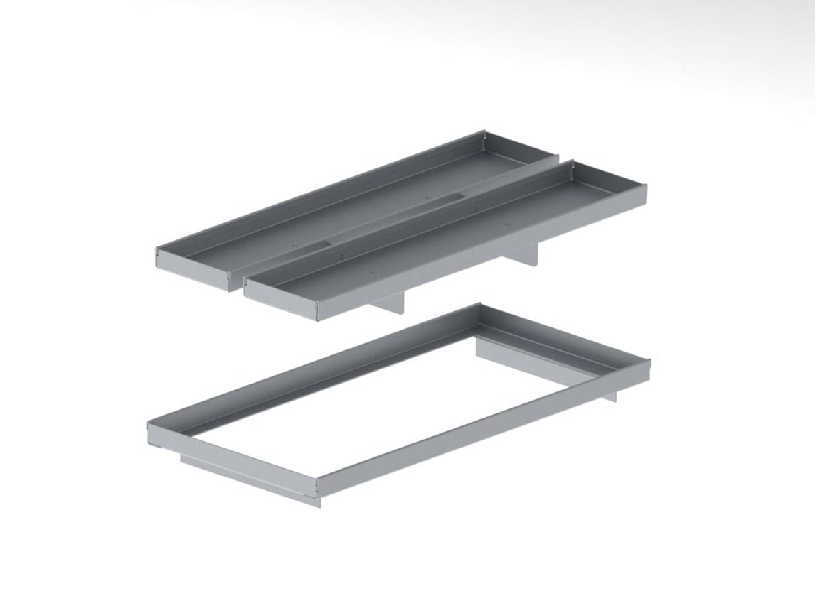 Registro SLOT BASE DN200 de acero galvanizado