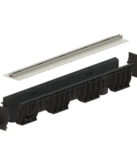 Canales de plástico BASE DN100 con SLOT H25 de acero galvanizado - foto 2