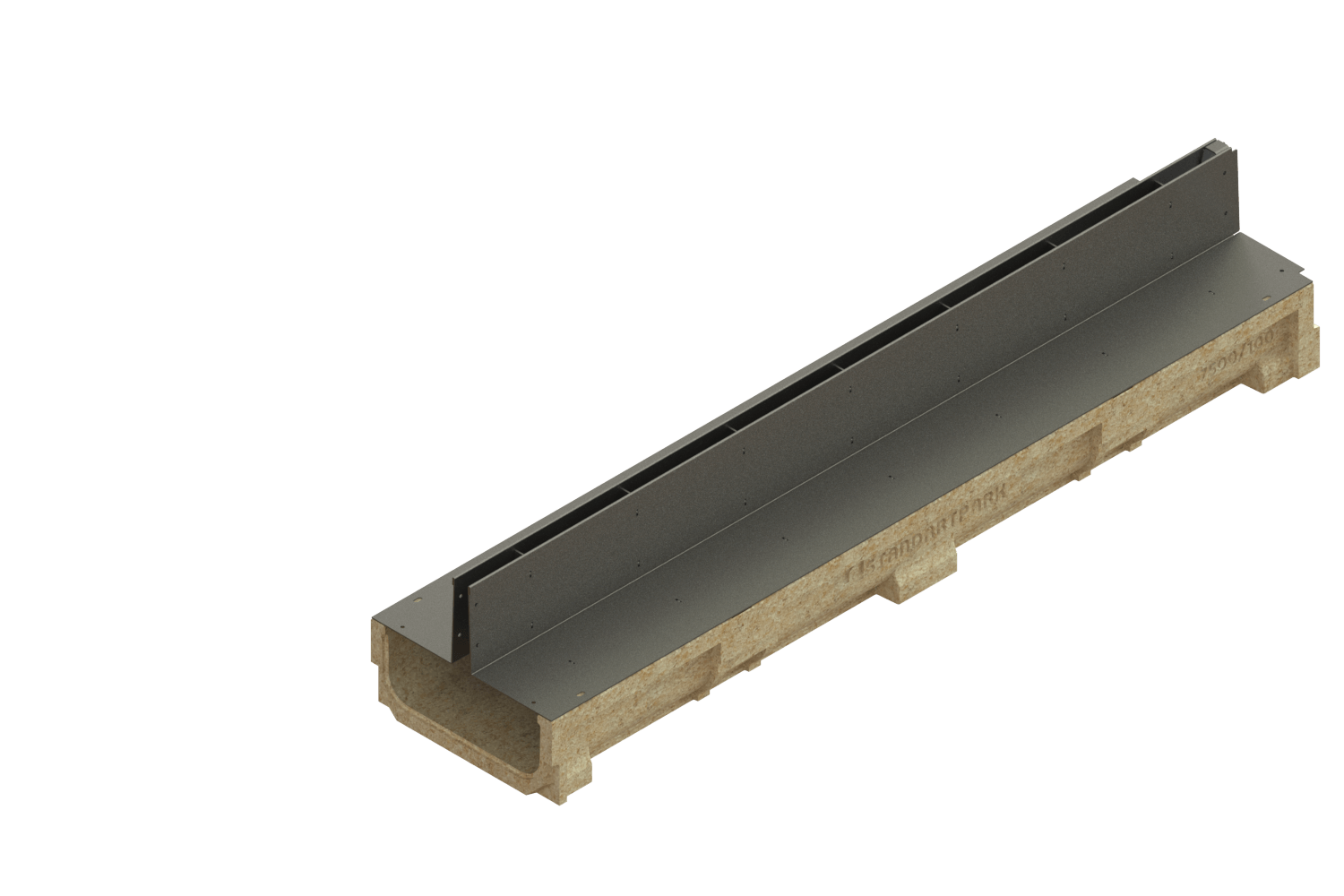 Canales de hormigón polímero DN200 con SLOT H100 galvanizado - foto 2
